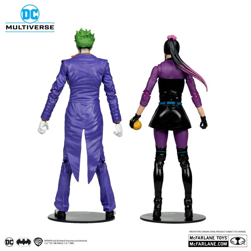 DC Multiverse 7 Inch Action Figure - Joker & Punchline