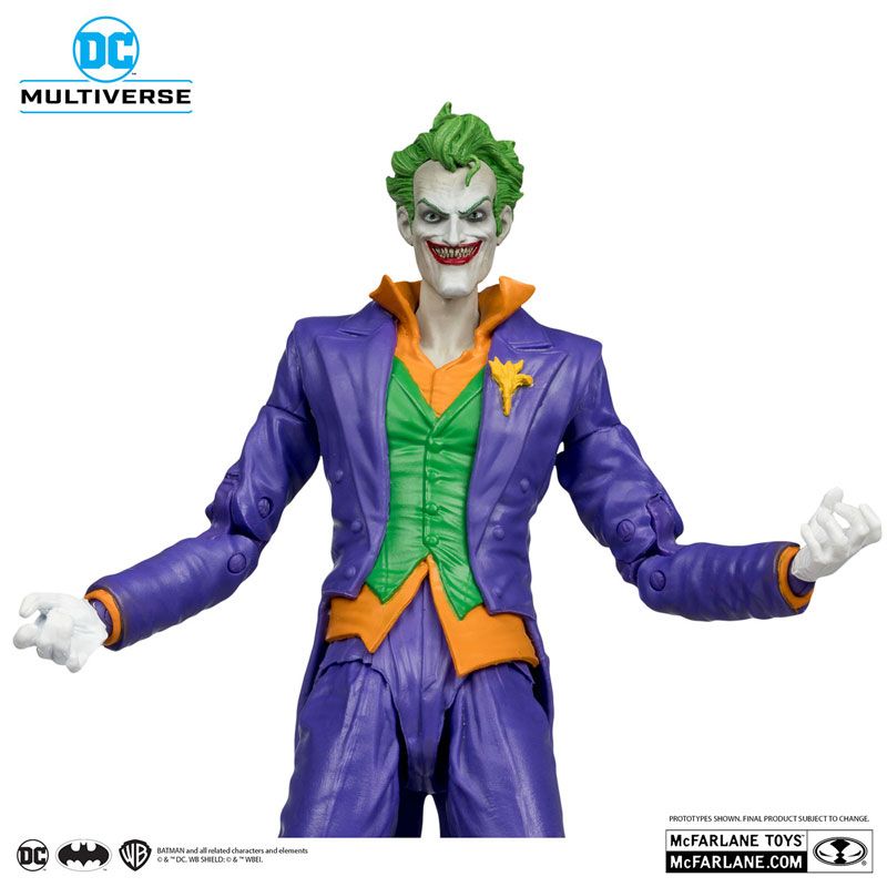 DC Multiverse 7 Inch Action Figure - Joker & Punchline