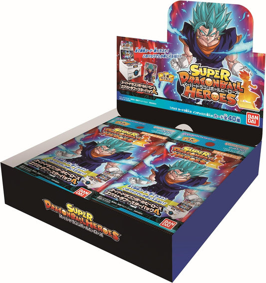 Super Dragon Ball Heroes Extra Booster Pack 4 Box(20packs)