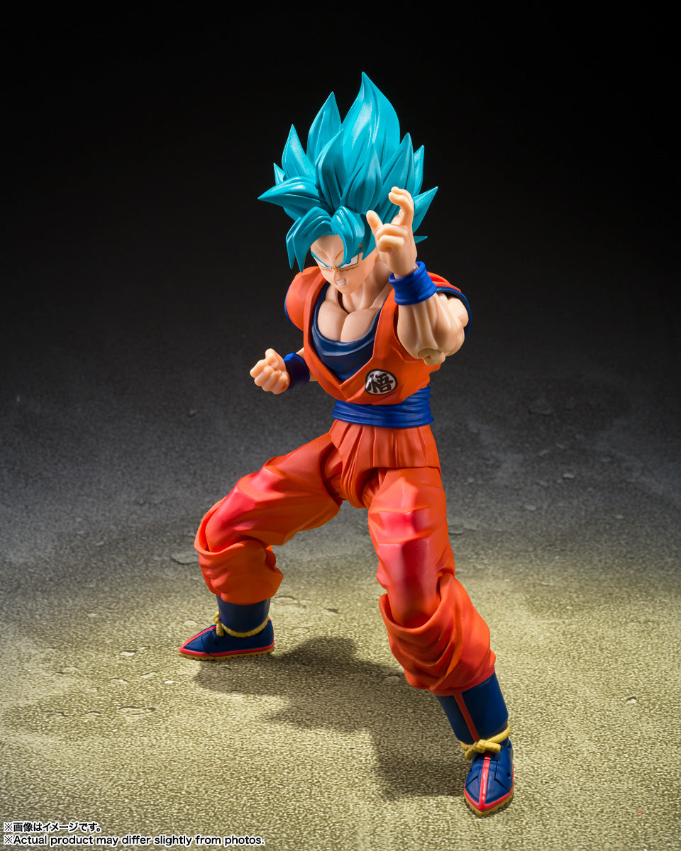 S.H. Figuarts Dragon Ball Super - Super Saiyan God Super Saiyan Son Goku -The Blue Power That Transcends Limits-