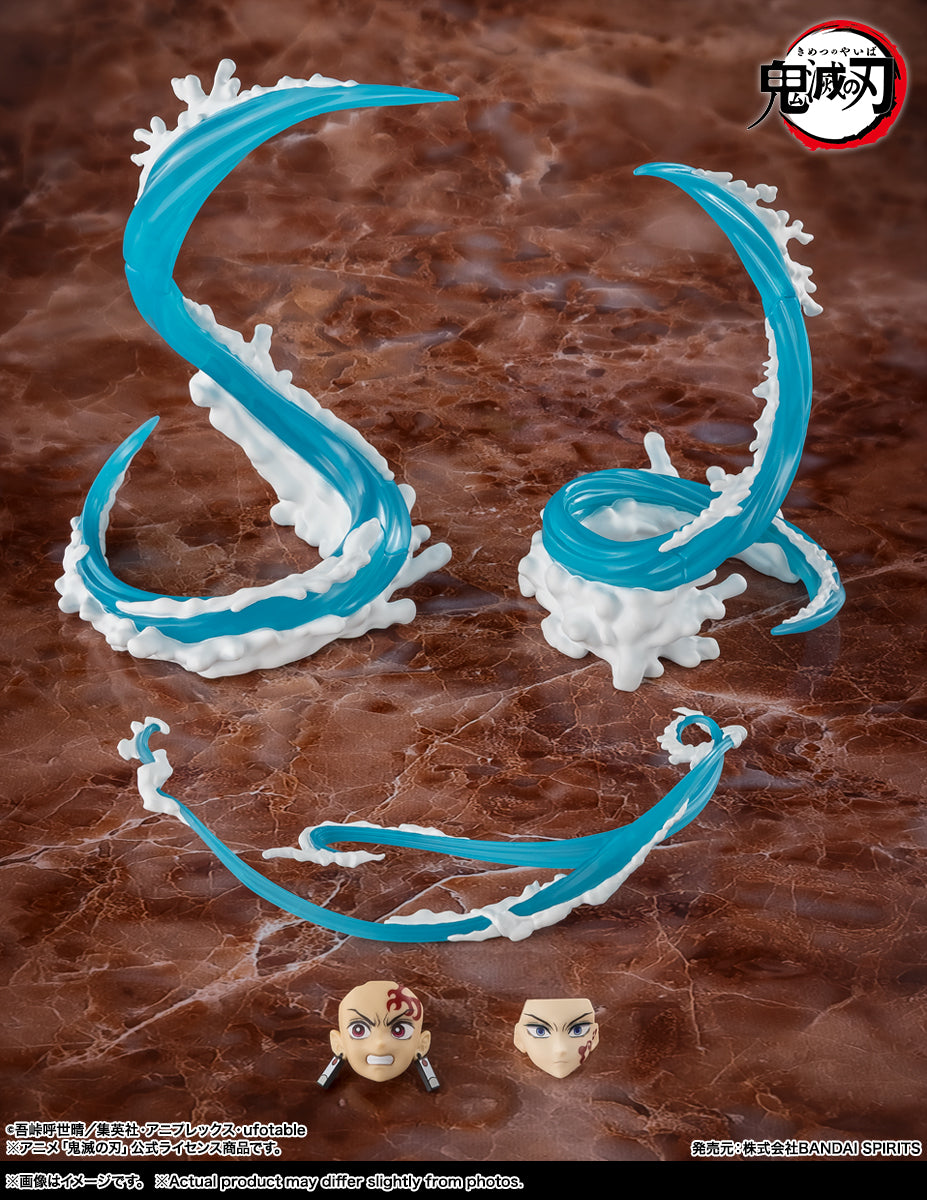 S.H. Figuarts Demon Slayer - Tanjiro Kamado & Giyu Tomioka: Water Breathing Effect Parts Set