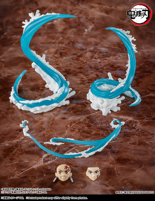 S.H. Figuarts Demon Slayer - Tanjiro Kamado & Giyu Tomioka: Water Breathing Effect Parts Set