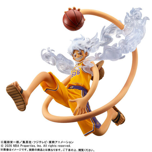One Piece x NBA Master Stars Piece - The Monkey D. Luffy Gear 5 (Los Angeles Lakers Ver.) Limited Edition