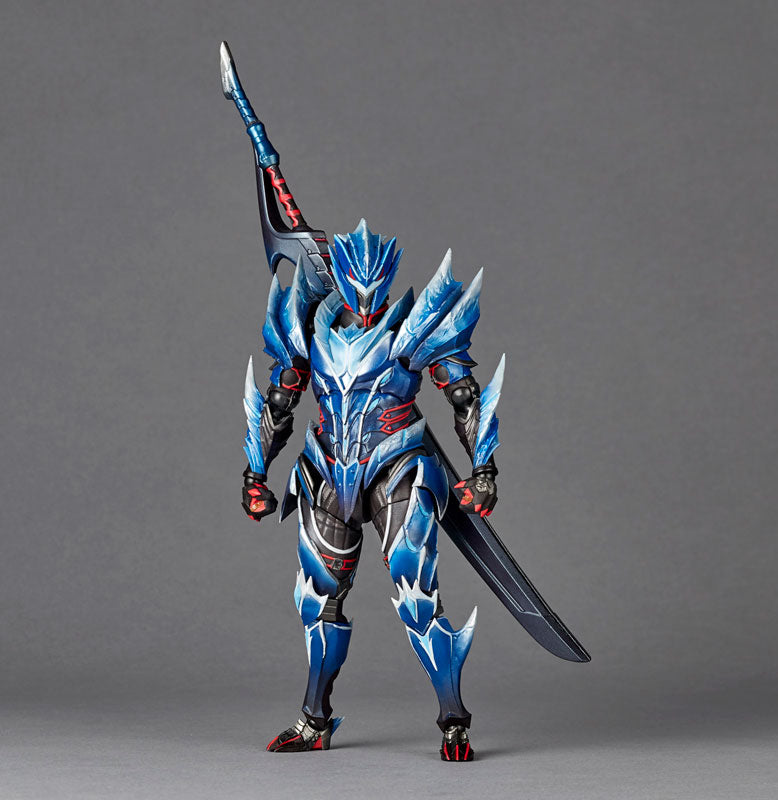 Revoltech Amazing Yamaguchi Monster Hunter Rise Sunbreak - Hunter - Lunagaron Armor Set Limited Edition