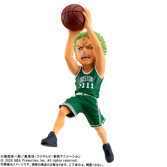 One Piece x NBA World Collectable Figure - Zoro (Boston Celtics) Limited Edition