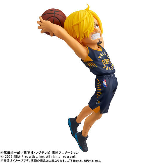 One Piece x NBA World Collectable Figure - Sanji (Indiana Pacers) Limited Edition