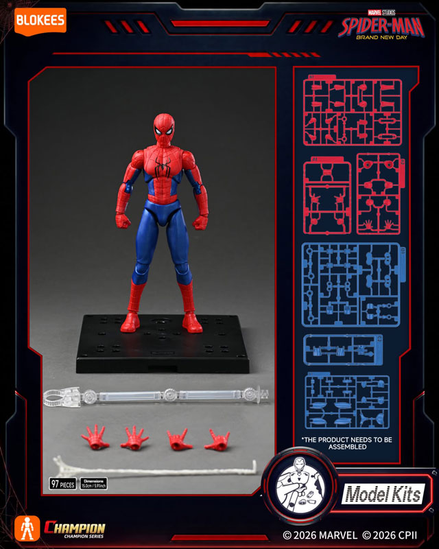 Champion Class Marvel Rivals CC13 - Spider-Man (Brand New Day) Plastic Kit