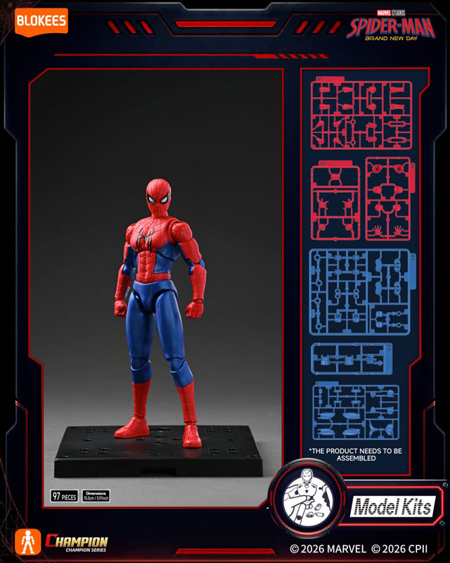 Champion Class Marvel Rivals CC13 - Spider-Man (Brand New Day) Plastic Kit