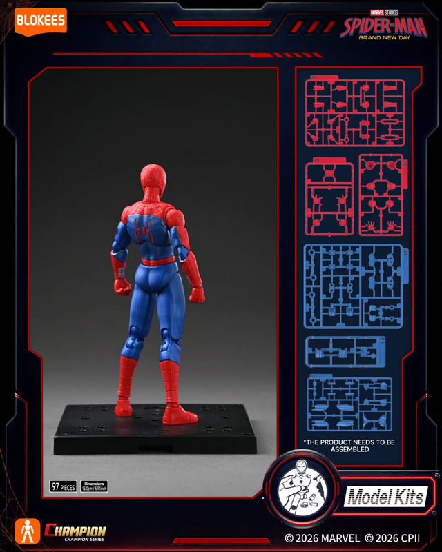 Champion Class Marvel Rivals CC13 - Spider-Man (Brand New Day) Plastic Kit