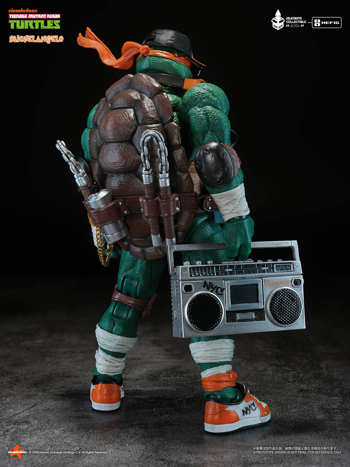 Teenage Mutant Ninja Turtles - Michelangelo Action Figure Deluxe Edition (With Bonus Head)