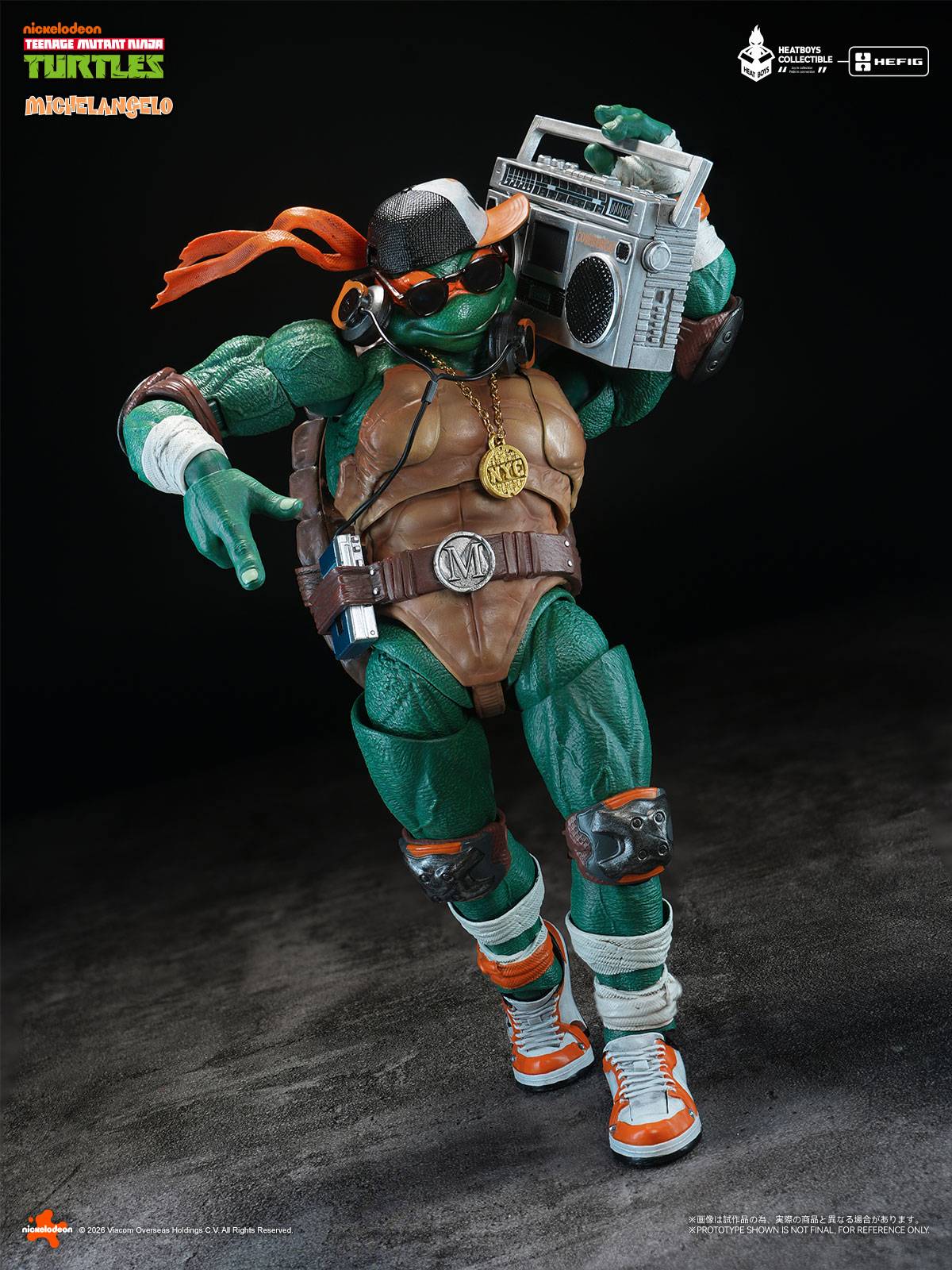 Teenage Mutant Ninja Turtles - Michelangelo Action Figure Deluxe Edition (With Bonus Head)
