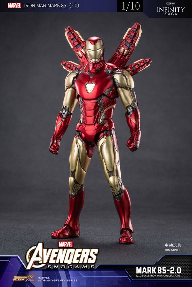 Infinity Action X: Avengers: Endgame - Iron Man Mk 85 Ver. 2.0