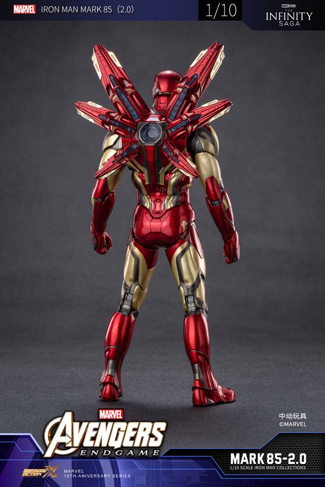 Infinity Action X: Avengers: Endgame - Iron Man Mk 85 Ver. 2.0
