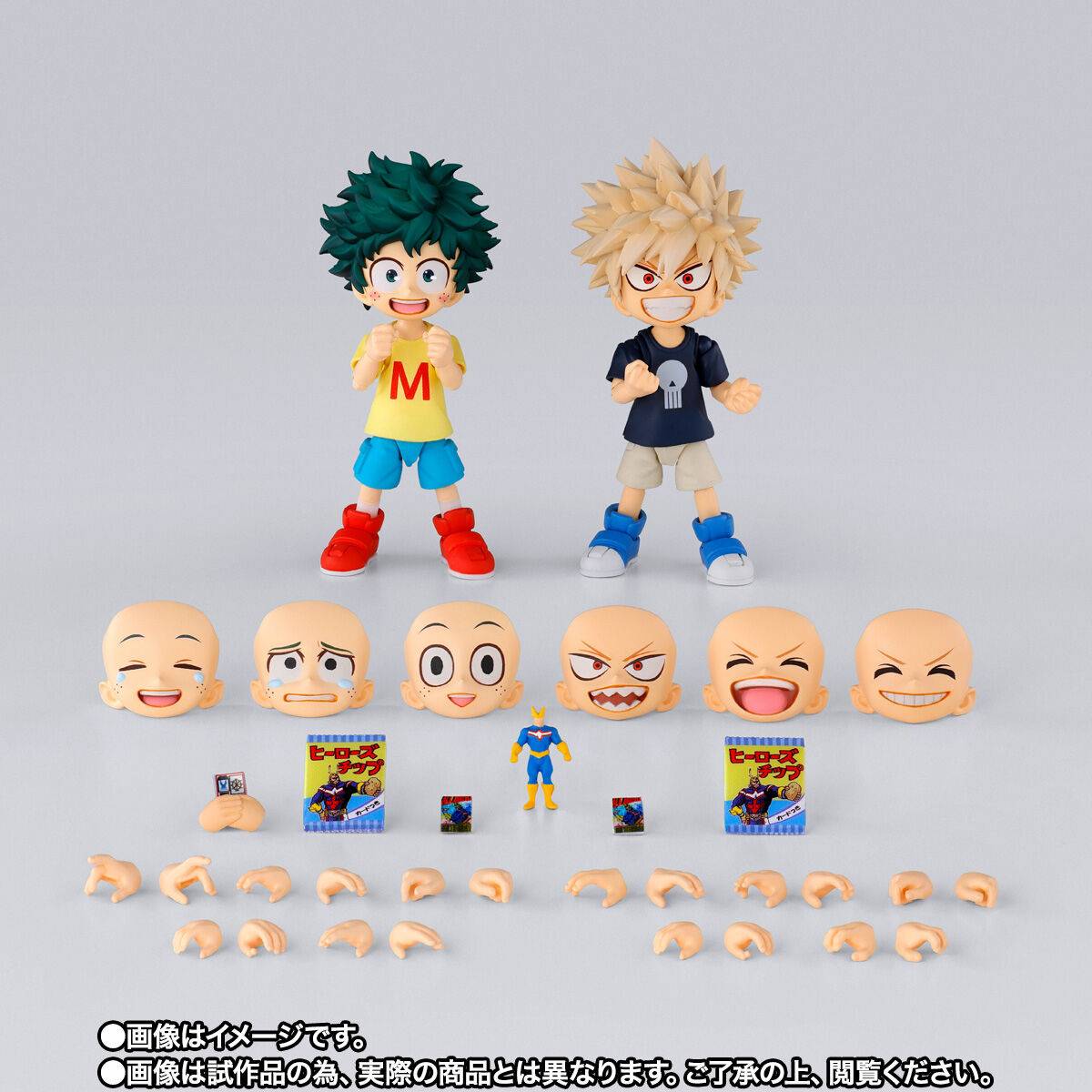S.H Figuarts My Hero Academia - Izuku Midoriya & Katsuki Bakugo Childhood Ver. Set TamashiWeb Exclusive