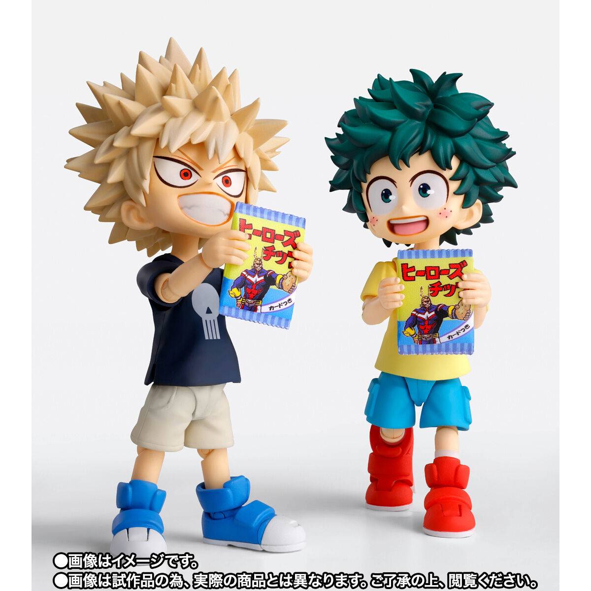S.H Figuarts My Hero Academia - Izuku Midoriya & Katsuki Bakugo Childhood Ver. Set TamashiWeb Exclusive