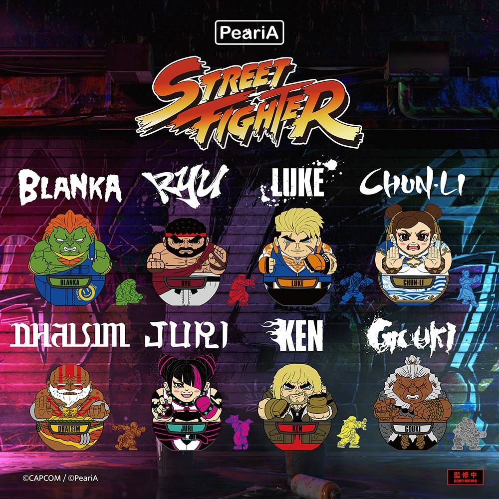 Street Fighter 6: World in Your Pocket Blind Box Playset Box (9 Pcs)