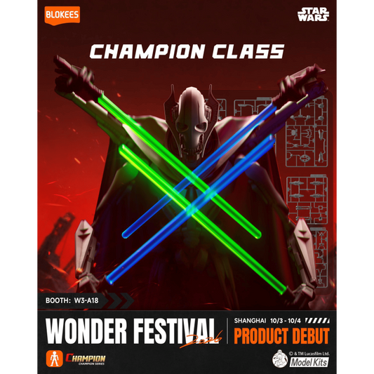Star Wars Champion Class CC-12 - General Grievous Plastic Kit