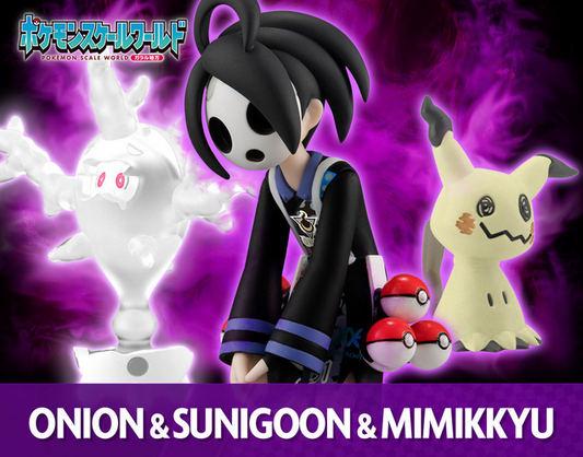 Candy Toy - Pokemon Scale World - Onion & Sunigoon & Mimikkyu Bandai Premium Exclusive