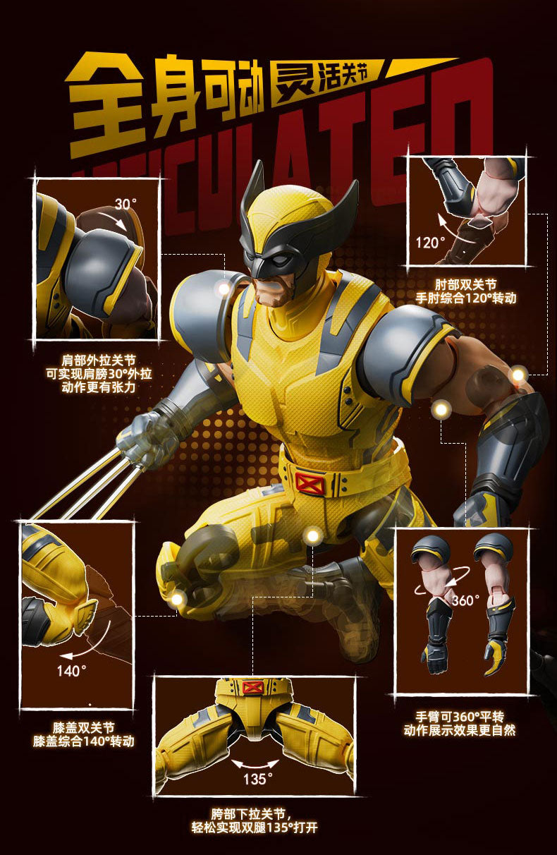 Marvel Deadpool Wolverine - Wolverine Blokees