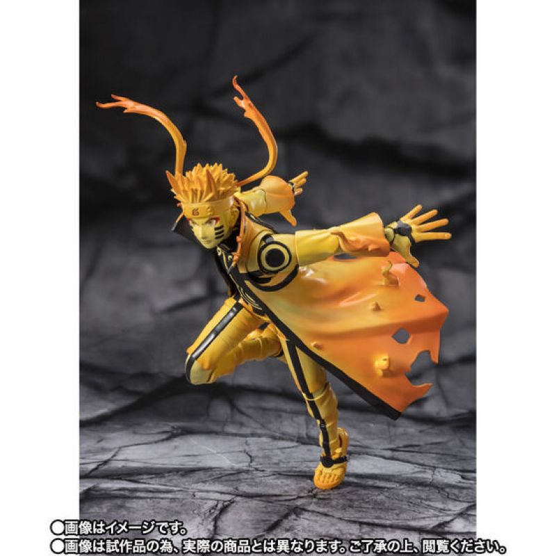 S.H. Figuarts Naruto Shippuden - Naruto Uzumaki (Kurama Link Mode) - Courageous Strength that Binds - TamashiWeb Exclusive