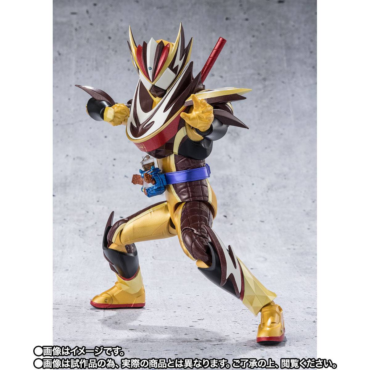 S.H. Figuarts Kamen Rider Gavv - Kamen Rider Valen Frappe Custom & Saku Effect Parts Set TamashiWeb Exclusive