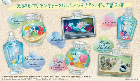 Pokemon AQUA BOTTLE collection2 - Memories of the Shimmering Seaside Box(6packs Set)