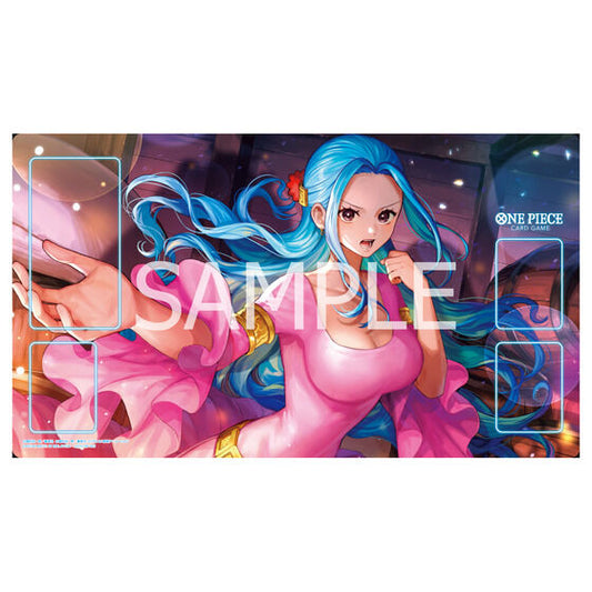 One Piece Card Game Official Playmat Nefertari Vivi Premium Bandai Exclusive