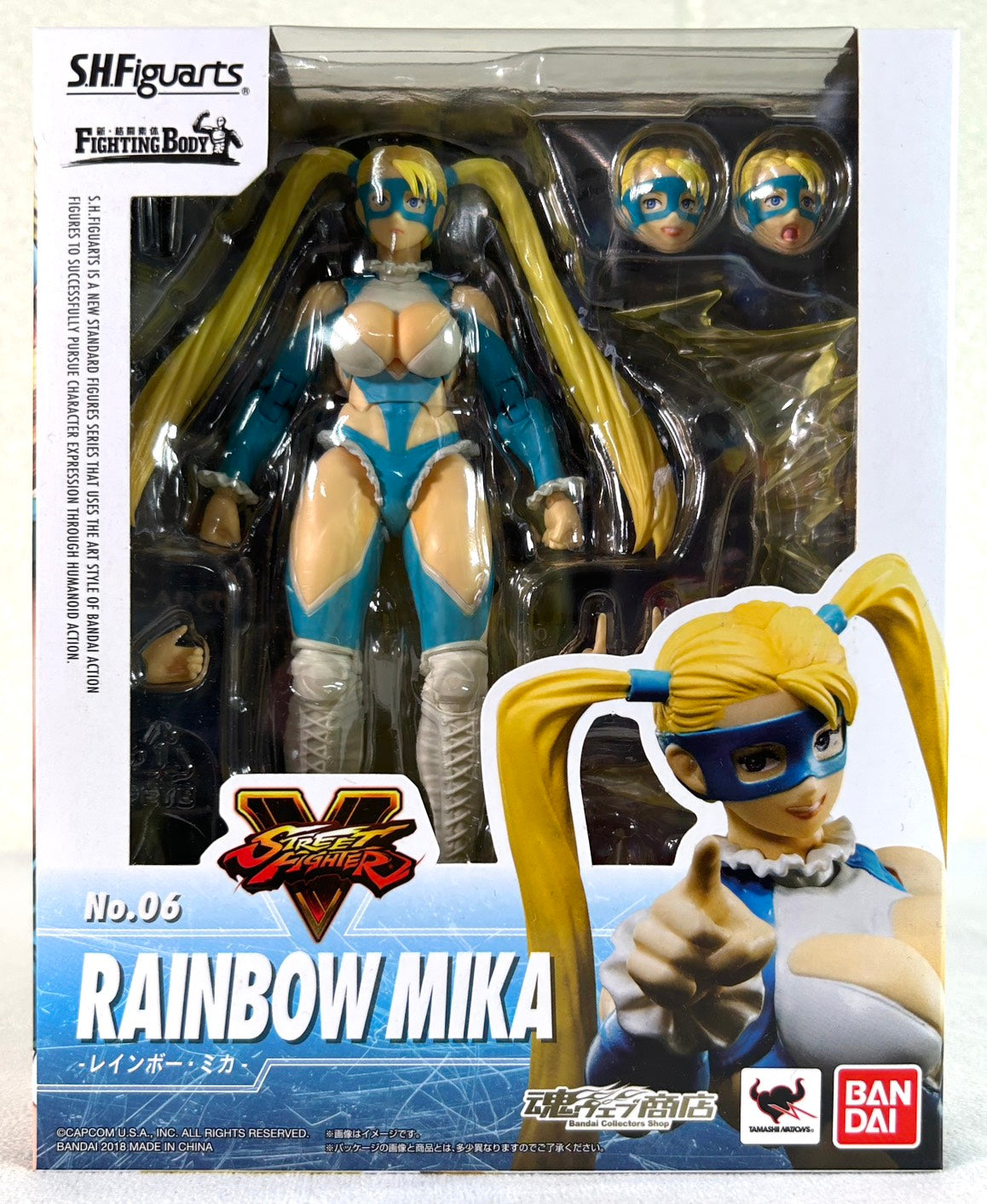 S.H. Figuarts Street Fighter V - Rainbow Mika TamashiWeb Exclusive