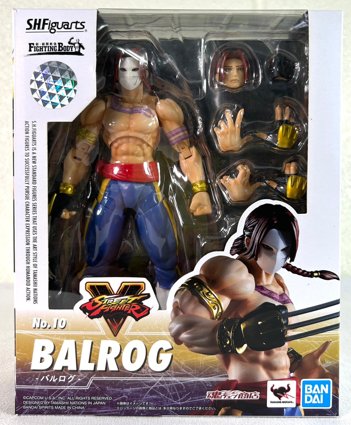 S.H. Figuarts Street Fighter V - Balrog (Vega) TamashiWeb Exclusive