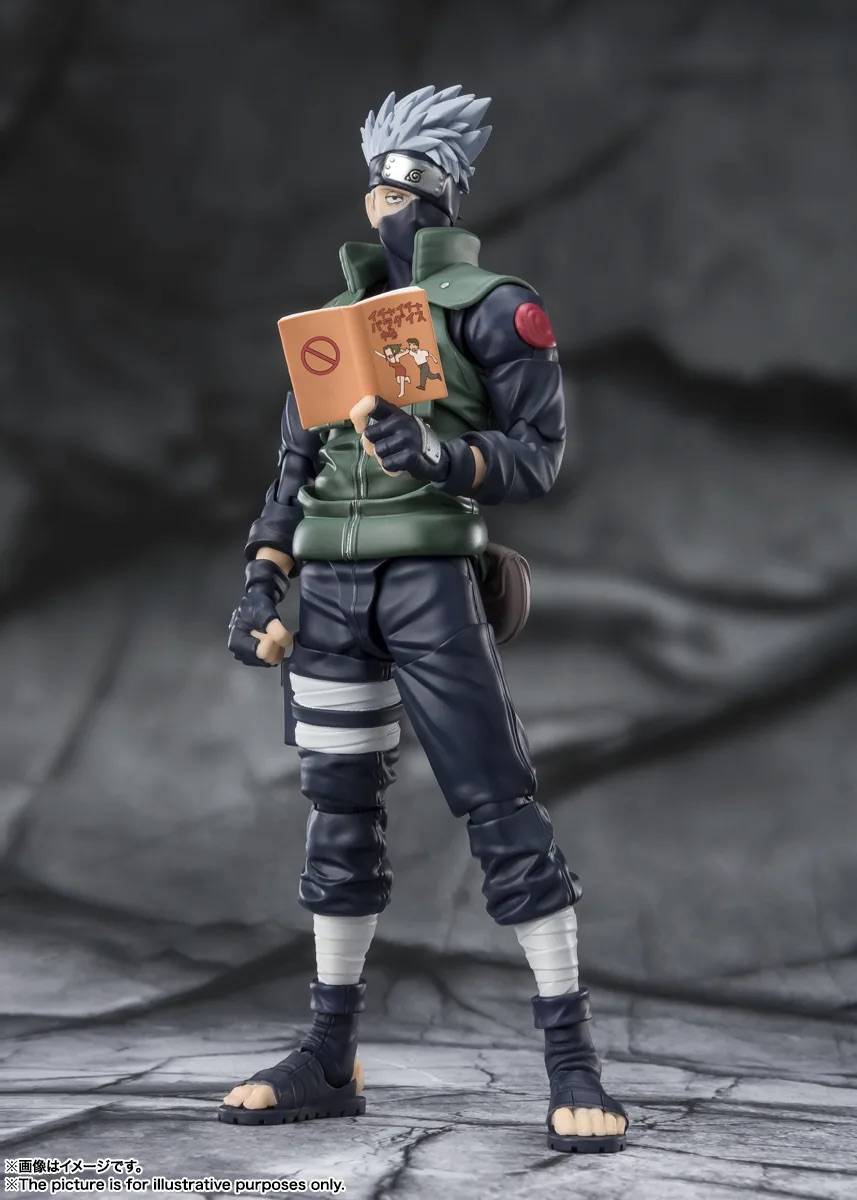 S.H. Figuarts Naruto Shippuden - Kakashi Hatake -The Famed Sharingan Hero- (Reissue)