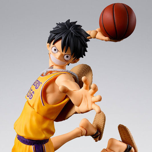 S.H. Figuarts One Piece x NBA - Monkey D. Luffy: Los Angeles Lakers Ver. TamashiWeb Exclusive