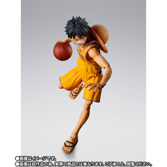 S.H. Figuarts One Piece x NBA - Monkey D. Luffy: Los Angeles Lakers Ver. TamashiWeb Exclusive