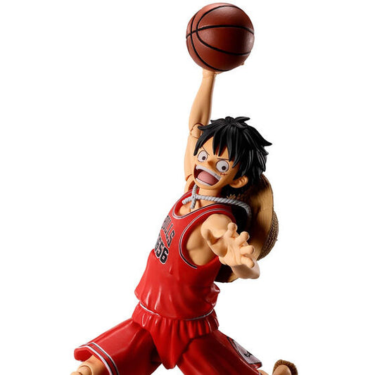 S.H. Figuarts One Piece x NBA - Monkey D. Luffy: Chicago Bulls Ver. TamashiWeb Exclusive