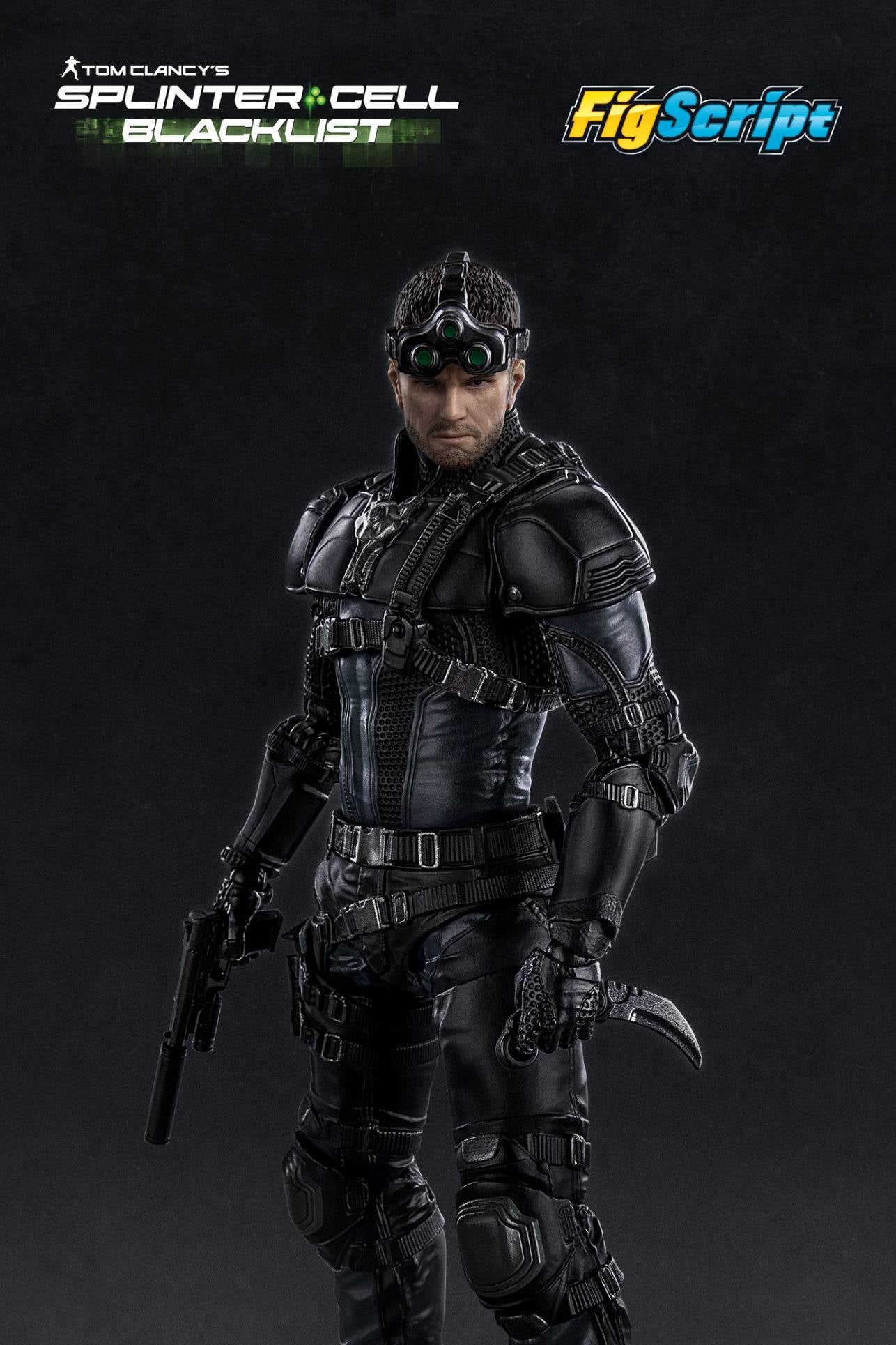 CCS TOYS FigScript Tom Clancy’s Splinter Cell Blacklist Sam Fisher