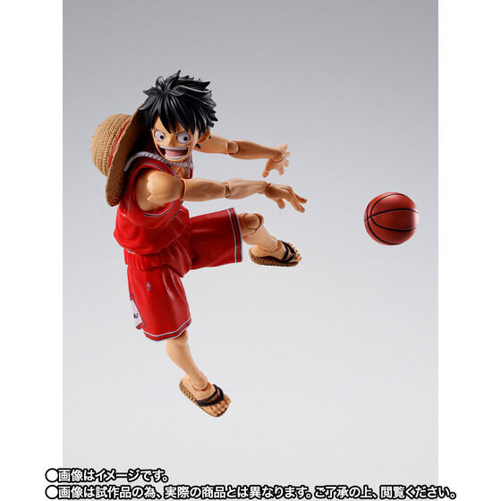 S.H. Figuarts One Piece x NBA - Monkey D. Luffy: Chicago Bulls Ver. TamashiWeb Exclusive