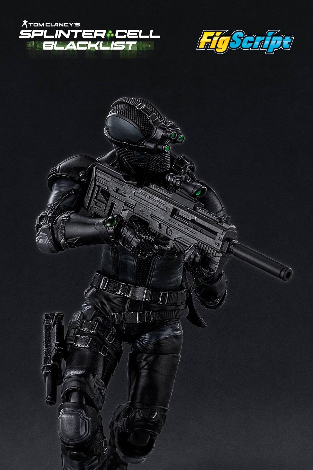 CCS TOYS FigScript Tom Clancy’s Splinter Cell Blacklist Sam Fisher