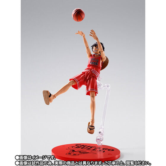 S.H. Figuarts One Piece x NBA - Monkey D. Luffy: Chicago Bulls Ver. TamashiWeb Exclusive