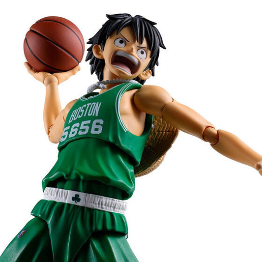 S.H. Figuarts One Piece x NBA - Monkey D. Luffy: Boston Celtics Ver. TamashiWeb Exclusive
