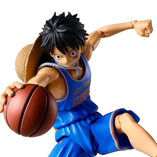 S.H. Figuarts One Piece x NBA - Monkey D. Luffy: New York Knicks Ver. TamashiWeb Exclusive