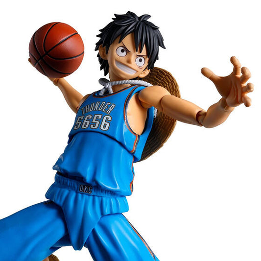 S.H. Figuarts One Piece x NBA - Monkey D. Luffy: Oklahoma City Thunder Ver. TamashiWeb Exclusive