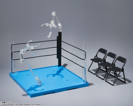 Tamashii Stage ACT - Ring Corner (Neutral Corner) & Pipe Chair Set for S.H. Figuarts