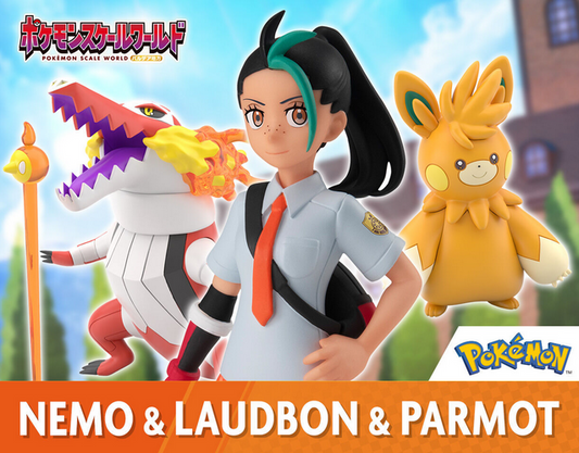 Candy Toy - Pokemon Scale World - Nemo & Laudbon & Parmot Bandai Premium Exclusive