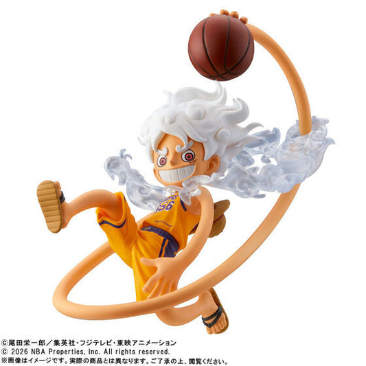 One Piece x NBA World Collectable Figure - Luffy (Los Angeles Lakers) Limited Edition