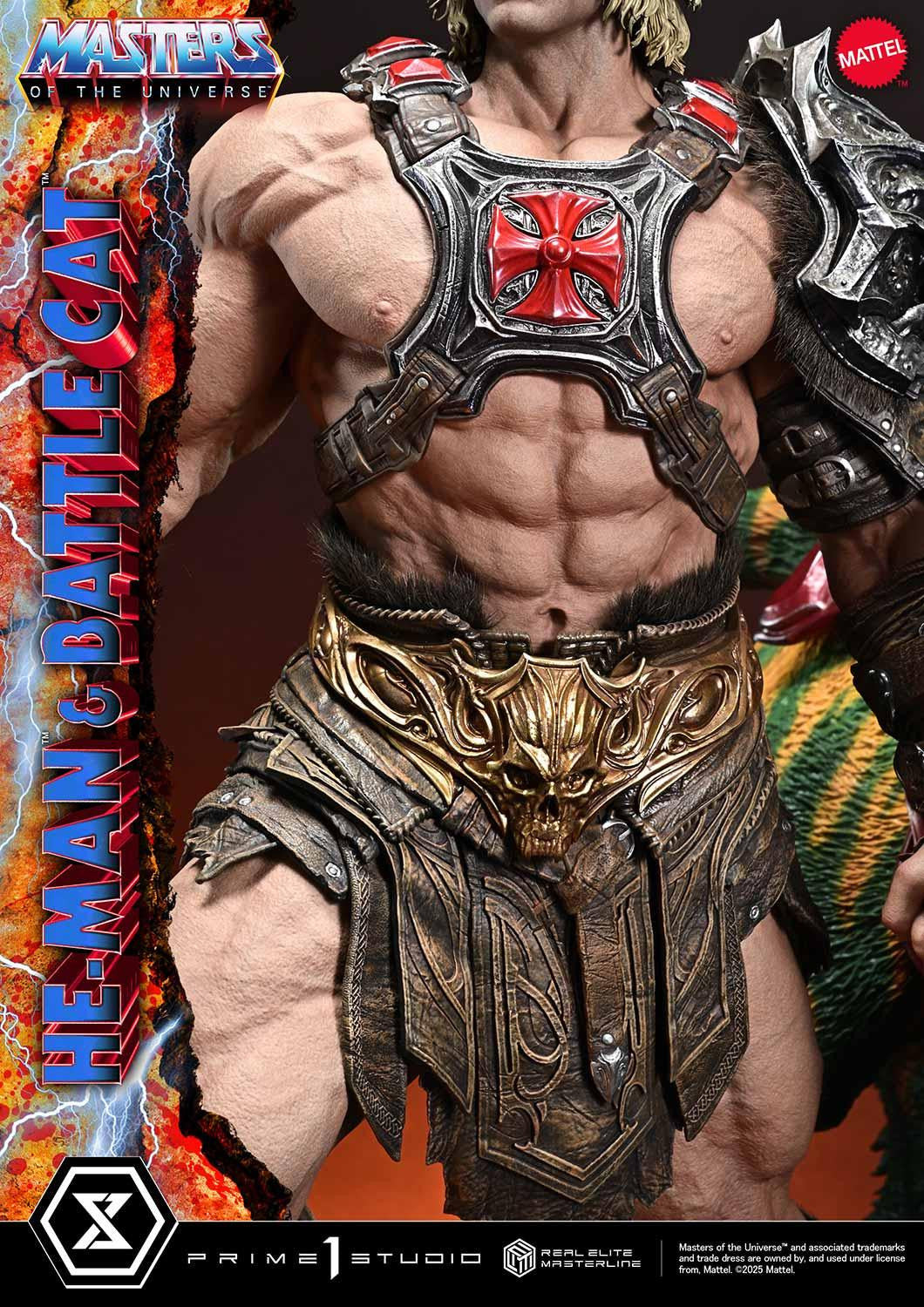 Real Elite Masterline Masters of the Universe - He-Man and Battle Cat Ultimate Edition