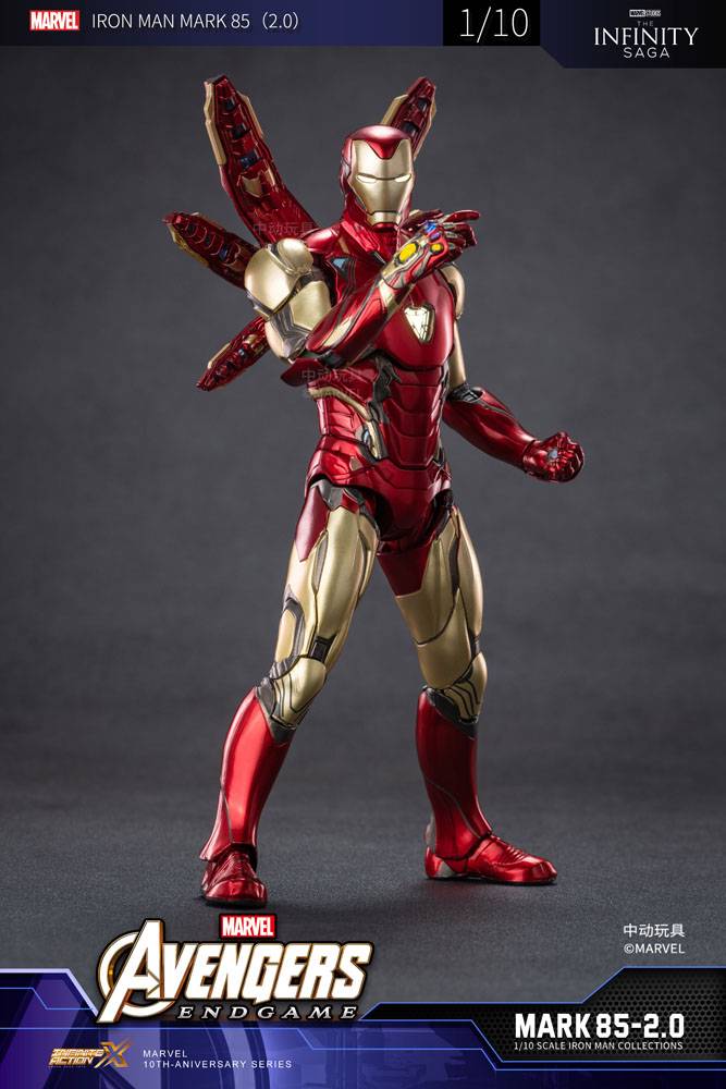 Infinity Action X: Avengers: Endgame - Iron Man Mk 85 Ver. 2.0