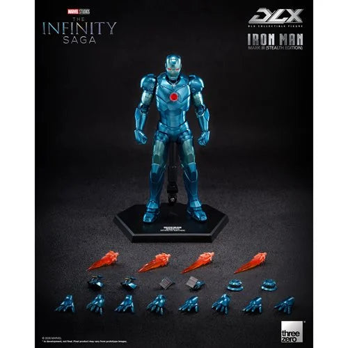 Marvel Studios: The Infinity Saga Iron Man Mark 3 Stealth Edition DLX Action Figure