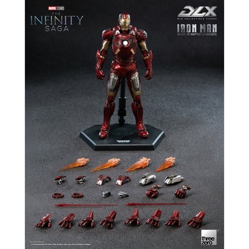 Marvel Studios: The Infinity Saga Iron Man Mark 7 Battle Damaged DLX Action Figure