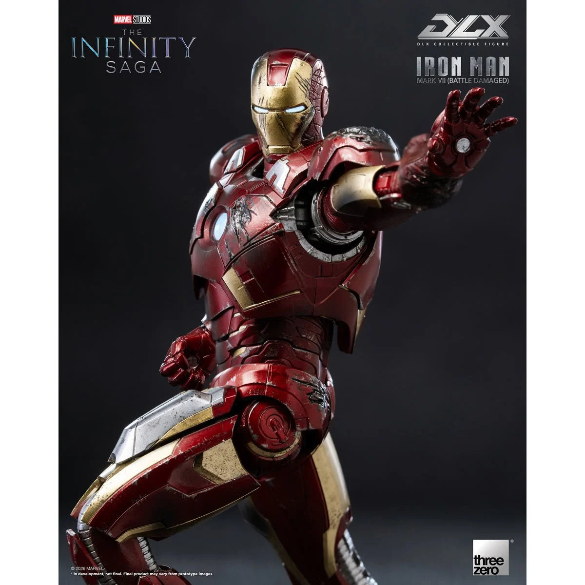 Marvel Studios: The Infinity Saga Iron Man Mark 7 Battle Damaged DLX Action Figure