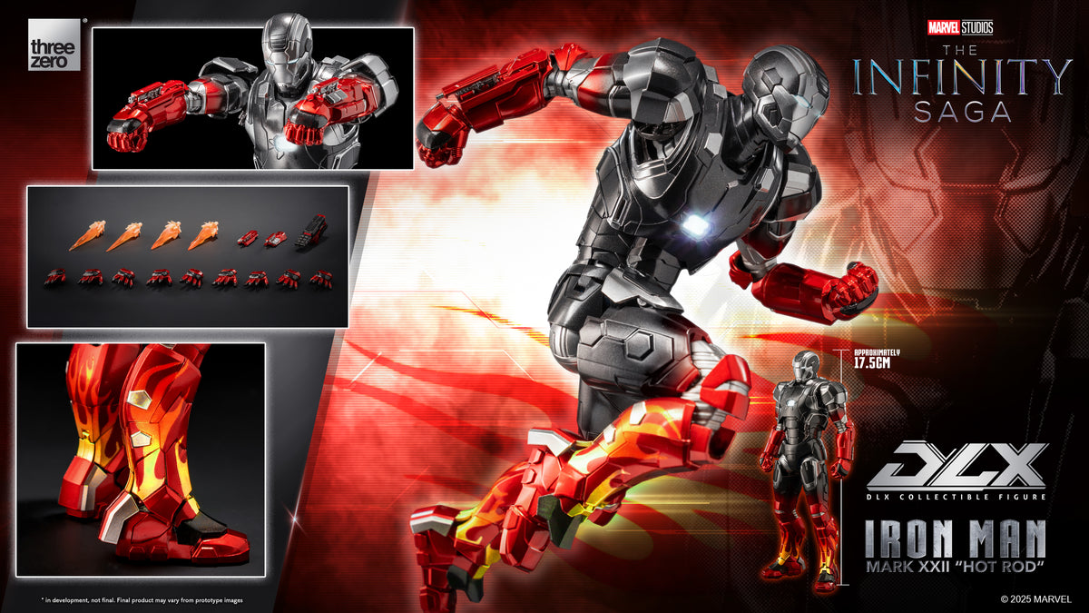 MARVEL STUDIOS INFINITY SAGA DLX IRON MAN MARK 22 HOT ROD – Titan Toyz