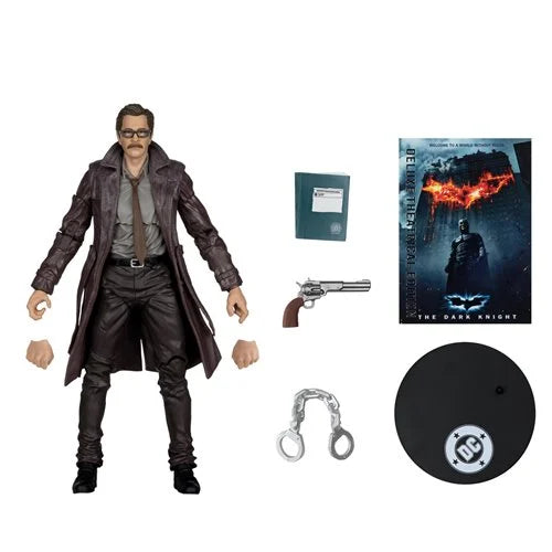 DC Multiverse Deluxe Theatrical Edition Wave 5 The Dark Knight Commissioner Gordon 7-Inch Scale Action Figure